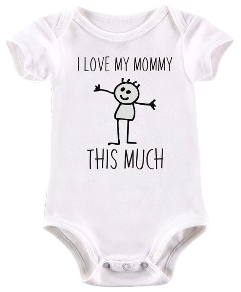 BTSN - I love my Mommy this much baby grow
