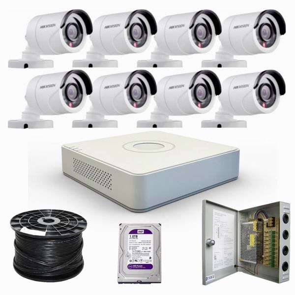 Hikvision 1080P Hd 8 Channel Complete Kit image