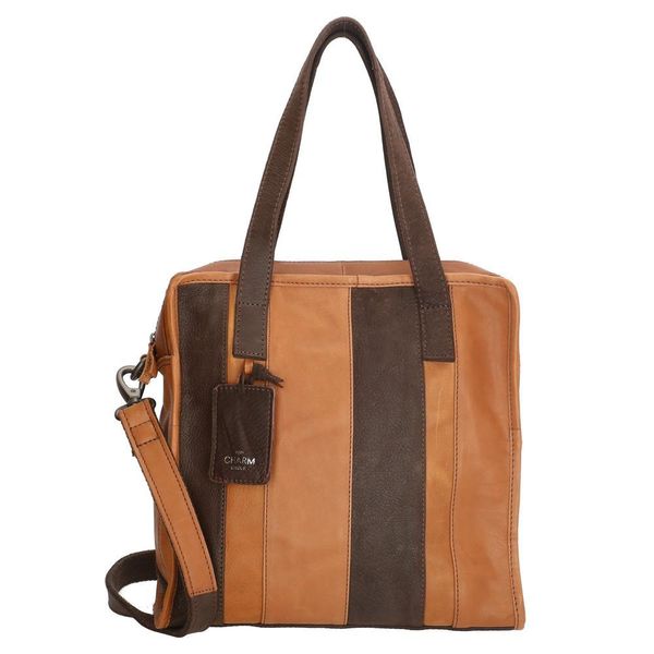 Charm London Kensington Ladies Leather Hand Bag - Brown 16608