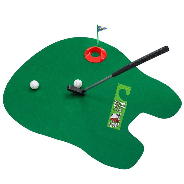 Toilet Golf Potty Putter Game Set