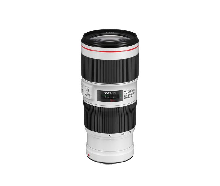 Canon EF 70-200mm f/4L IS II USM Lens - White