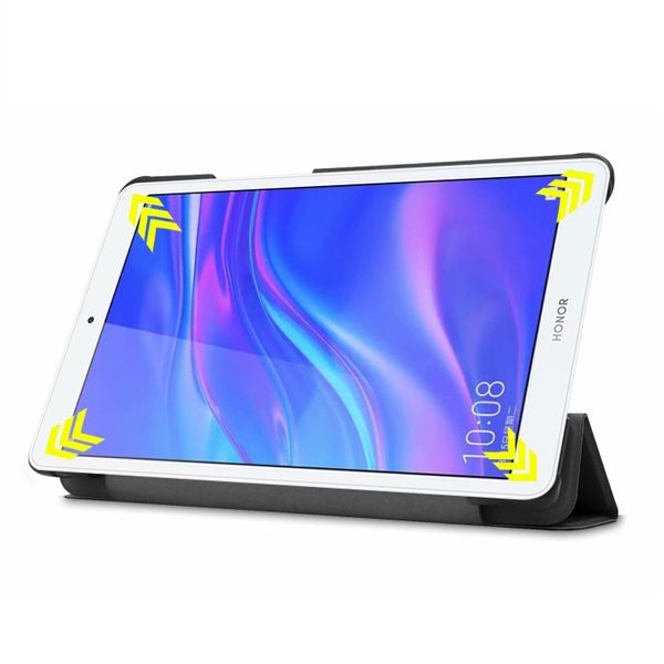 TUFF-LUV Flip Case &amp; Stand for Huawei Media pad T5 10.1" - Black
