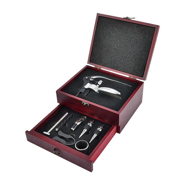 8 in 1 Two-layer Rabbit Wine Corkscrew Gift Set