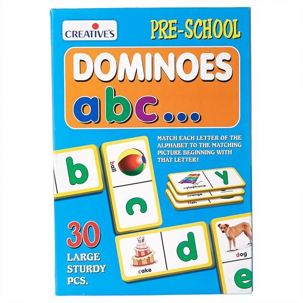 Dominoes ABC Alphabet Match Ups Game - 30 Pieces Fun Educational Ages 3-6