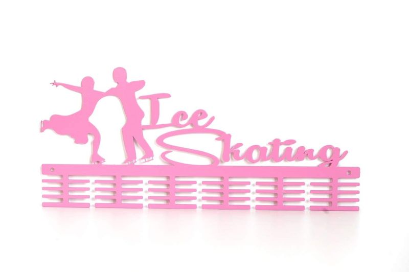 DCDesigners Ice Skating 48 Tier Medal Hanger - Pink