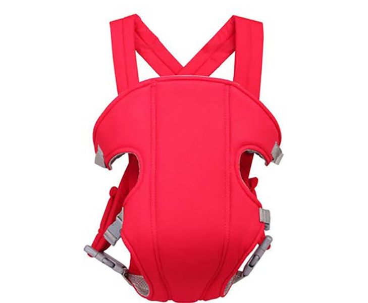 Baby Carrier Wrap Infant Carrier Sling Front and Back Backpack-Red
