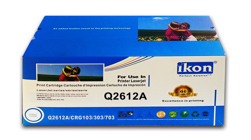 HP 12A (Q2612A) Compatible Laser Toner Cartridge - Black