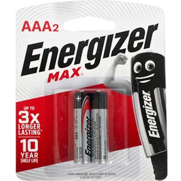 Energizer 1.5v MAX Alkaline AAA Battery Card 2