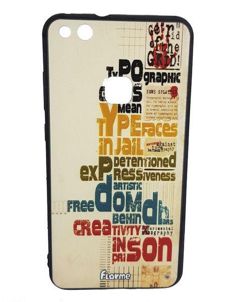 Compatible Cover for Huawei P10 Lite - Font