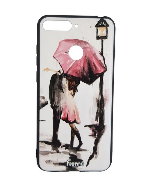 Compatible Cover for Huawei Y6 2018 - Umbrella