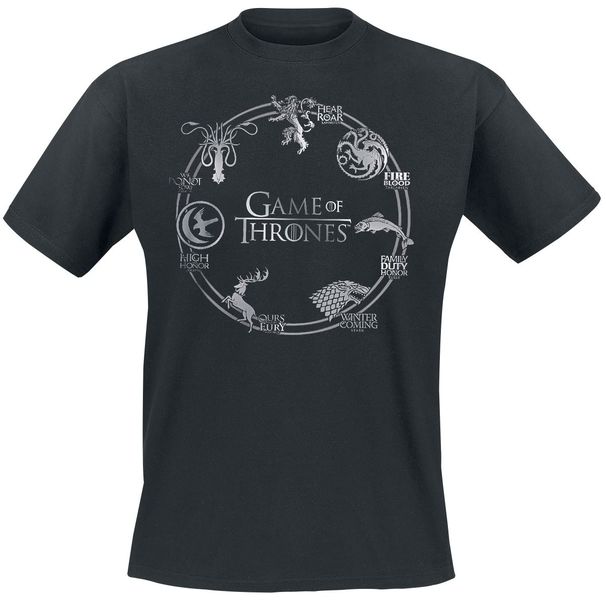 Rock Ts Game Of Thrones Circle Logo T-Shirt