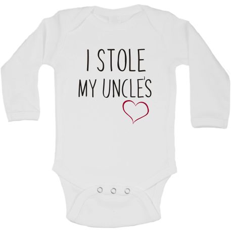 BTSN I Stole my Uncle's Heart Baby Grow L Shop Get it