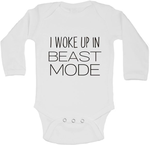 BTSN - I Woke Up in Beast Mode Baby Grow L