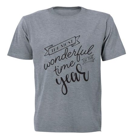 The Most Wonderful Time of the Year - Kids T-Shirt - Grey