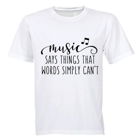 Music says things... - Kids T-Shirt - Grey