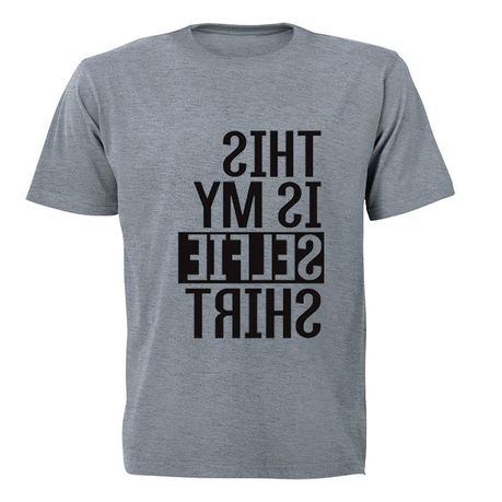 This is my Selfie Shirt! - Kids T-Shirt - Grey