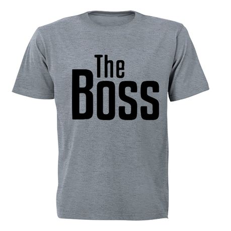 The BOSS - Kids T-Shirt - Grey
