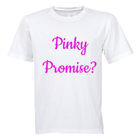 Pinky Promise? - Kids T-Shirt - White
