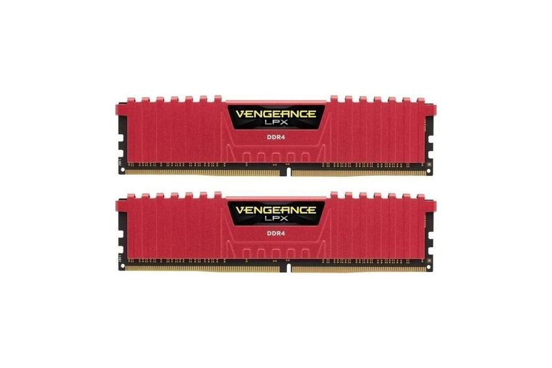 Corsair Vengeance LPX 8GB (2 x 4GB) DDR4 DRAM 2133MHz C13 Memory Kit - Red