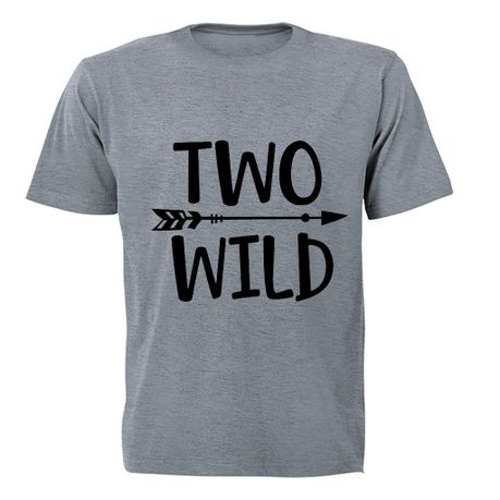 Two Wild - Kids T-Shirt - Grey
