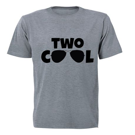 Two Cool - Sunglasses - Kids T-Shirt - Grey