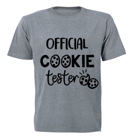 Official Cookie Tester! - Kids T-Shirt - Grey