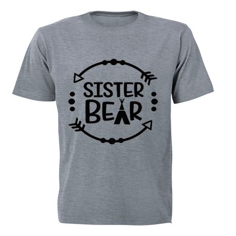 Sister Bear - Kids T-Shirt - Grey