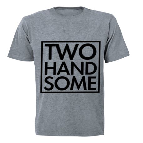 TWO Handsome - Kids T-Shirt - Grey