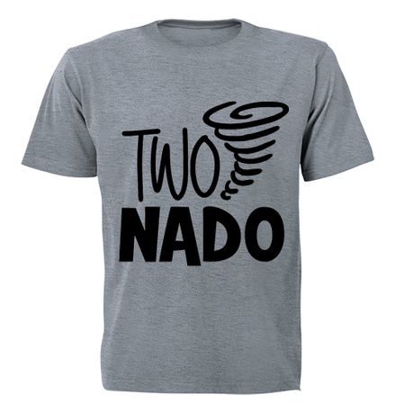 TWO-nado - Kids T-Shirt - Grey