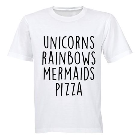 Unicorns - Rainbows - Mermaids - Kids T-Shirt - Grey