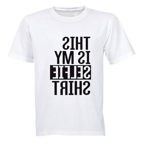 This is my Selfie Shirt! - Kids T-Shirt - White