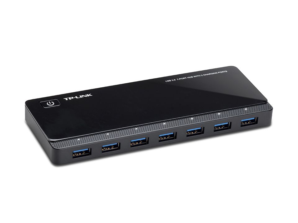 Tp link tl uh720 usb 3 0 7 prt hub with 2 charging ports shop today