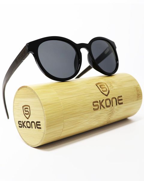 Skone Maundays UV400 Protection Bamboo Sunglasses - Blue