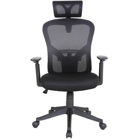 fluid mid back ergonomic mesh chair with fixed arms