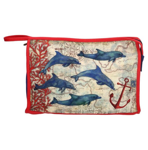 PE-Florence Blue Dolphins Ladies Travel Bag