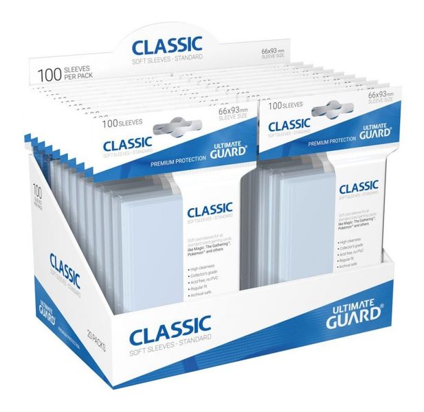 Classic Soft Sleeves - Standard 100 sleeves per pack