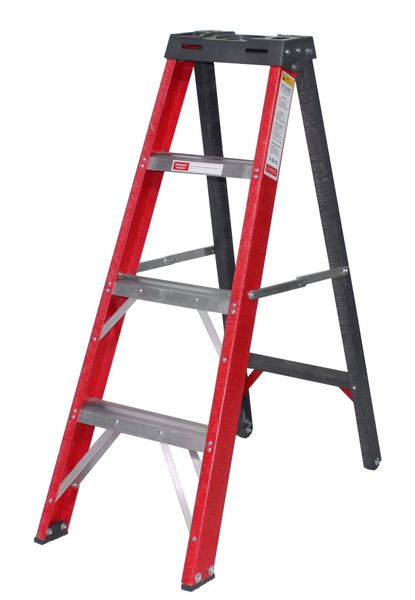 CASLAD - FGS4 Fibreglass Step Ladder 1.2m
