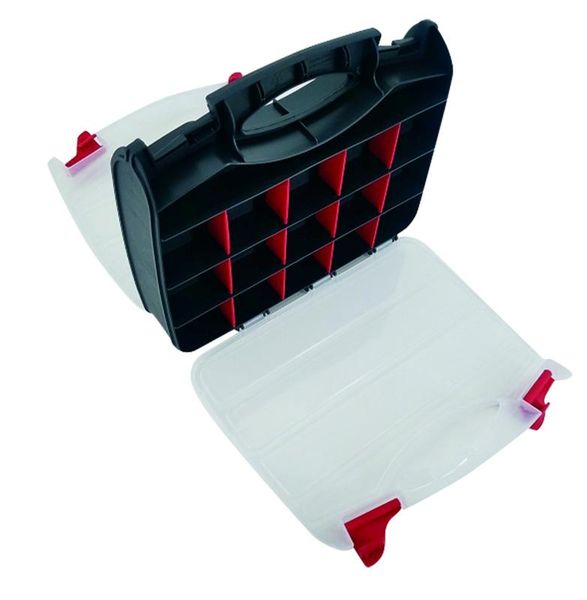 ACDC 2-Sided Storage Case - 22 Compartments - size 370 x 300 x 80mm