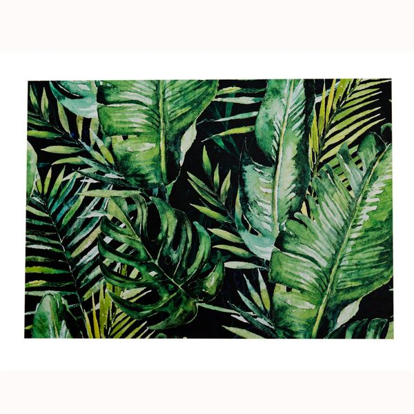 Republic Sourcing Disposible Paper Placemat Palm Leaves Print