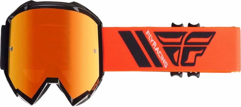 Fly Zone Black/Orange/Orange Mirror Goggle image