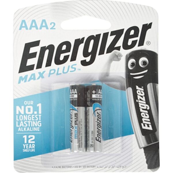 Energizer 1.5v MAX PLUS Alkaline AAA Battery Card 2