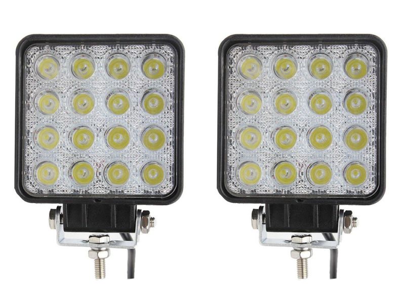 48W Square LED Light Bar Spot Lights Off Road Work Light (2pc)