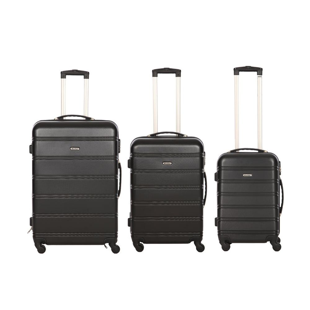 3 Piece Premium Luggage Set - Black | Shop Today. Get it Tomorrow ...