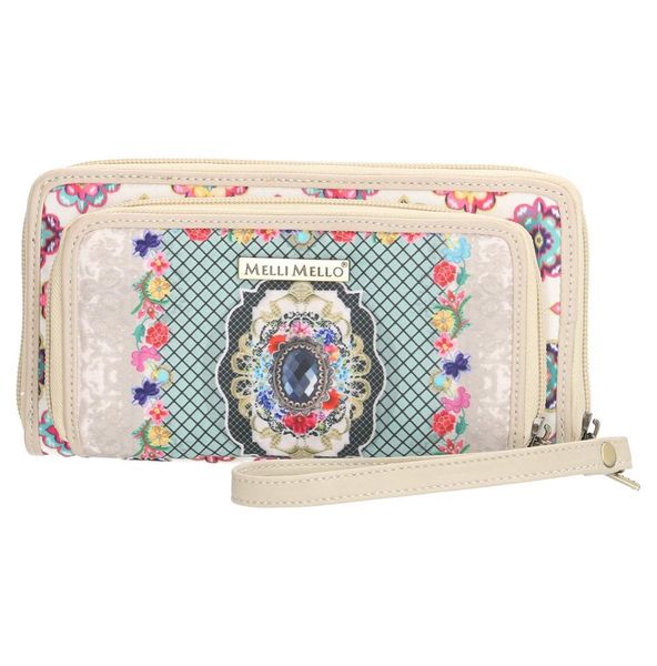 Melli Mello Elif Ladies Wallet/Wristlet - Beige