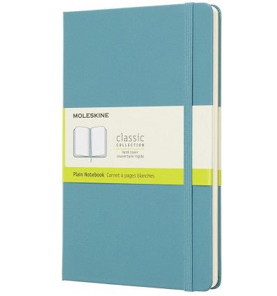 Moleskine Classic Reef Blue Large Plain