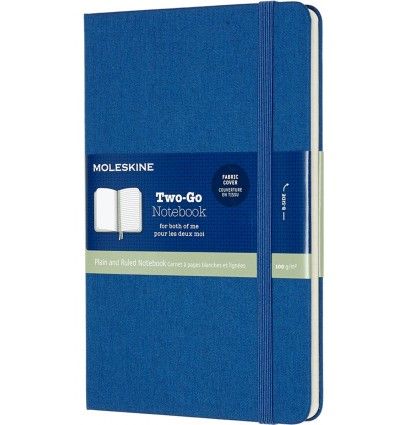 Moleskine 2-Go Notebk Med Rule
