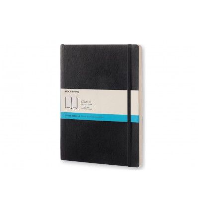 Moleskine Classic Notebook, Extra Large, Dotted, Black, Soft Cover (7.5 X 10)