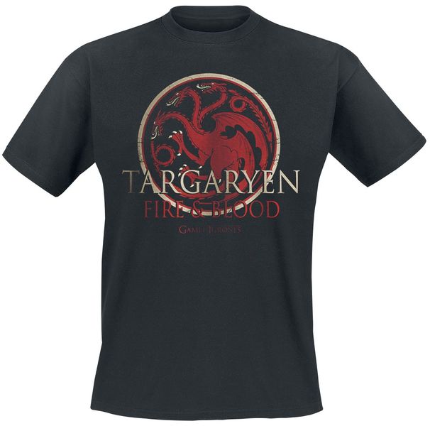 Rock Ts Game Of Thrones Fire And Blood