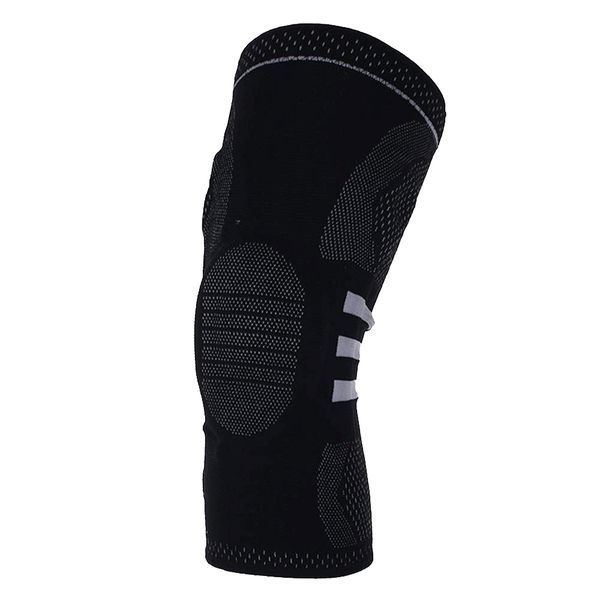 Compression Knee Sleeves Braces for Men &amp; Women (Size:L)
