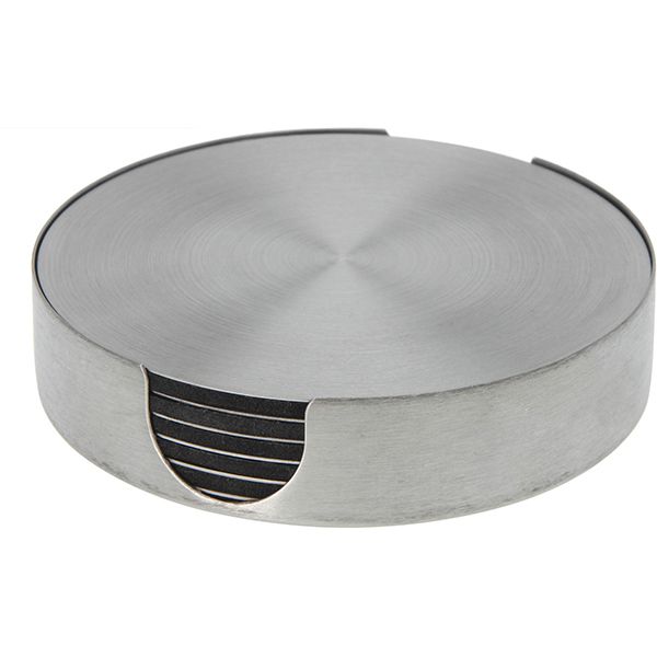 Excellence Homeware 6pc Stainless Steel Coaster Set